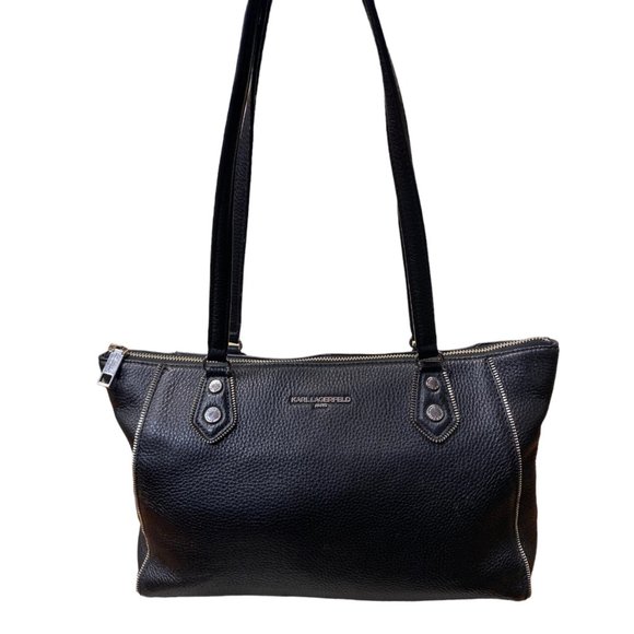 Handbags - Karl Lagerfield Leather Tote Bag